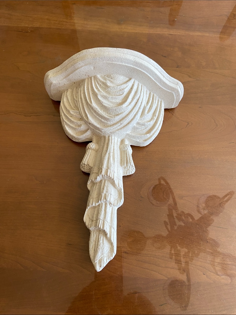 Ornate Shabby Chic Wall Corbel Shelf - White